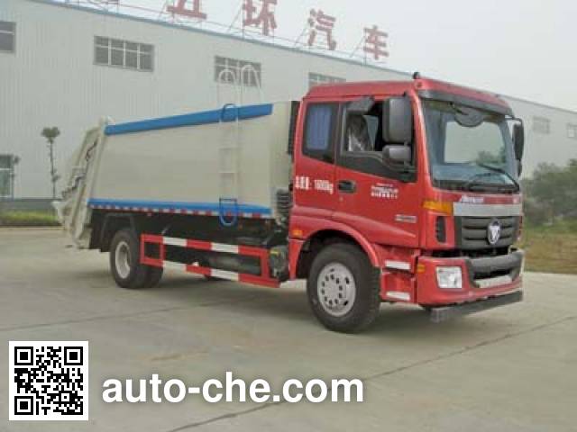 Мусоровоз с уплотнением отходов Huatong HCQ5165ZYSB5