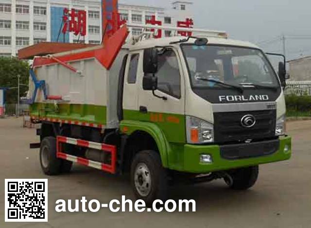 Стыкуемый мусоровоз с уплотнением отходов Zhongqi Liwei HLW5100ZDJH